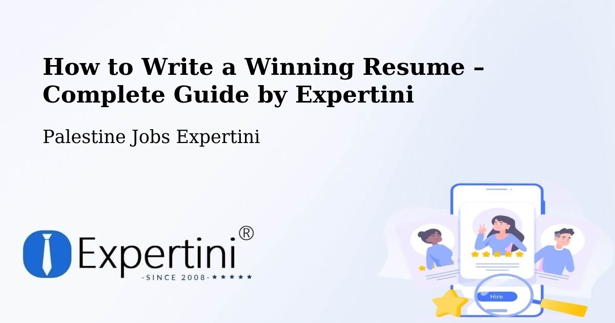 Resume Writing Guide for Job Seekers – Dayr Al Balaḥ - Dayr Al Balaḥ, Palestine Jobs Expertini