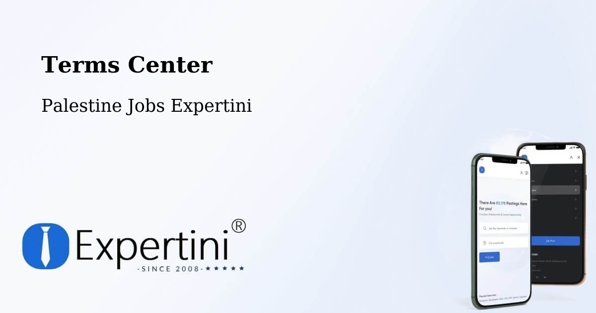 Terms of Service – Dayr Al Balaḥ - Palestine Jobs Expertini